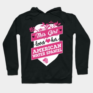 This girl loves her American water spaniel Hoodie